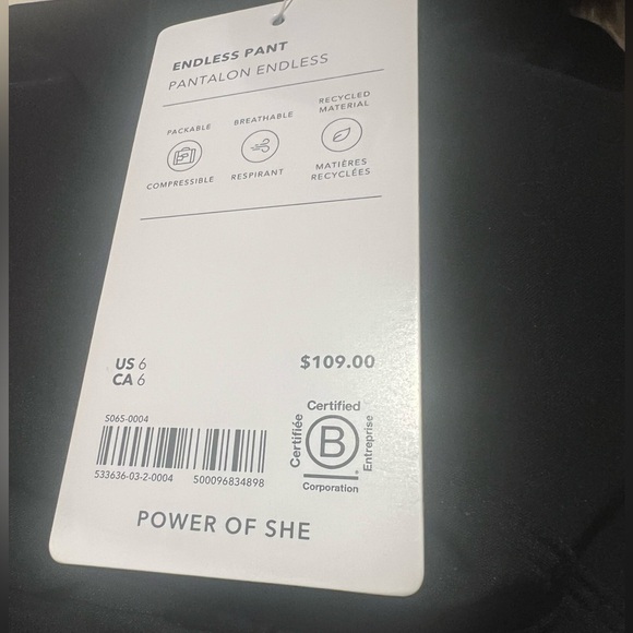 Athleta Endless Pant Sz 6 - Picture 7 of 9